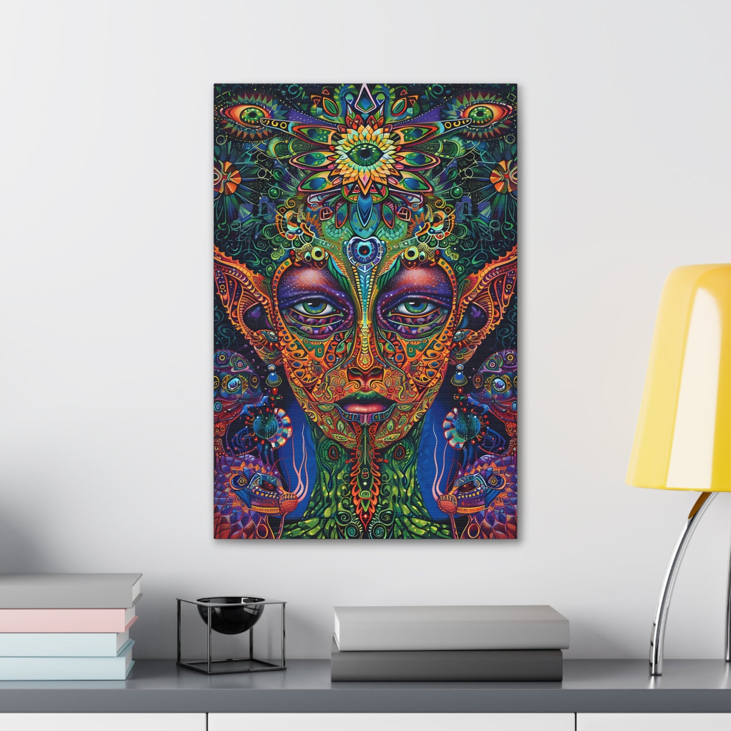 Mystic Voyage: Psychedelic Dreamscape - Psychedelica Canvas