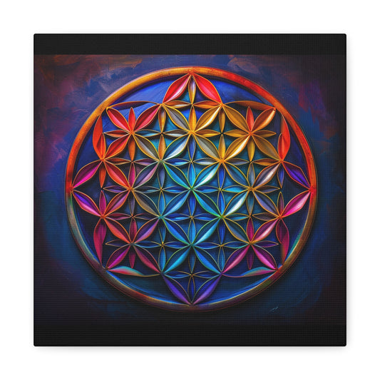 Sacred Spirals Unveiled - Sacred Geometry Canvas