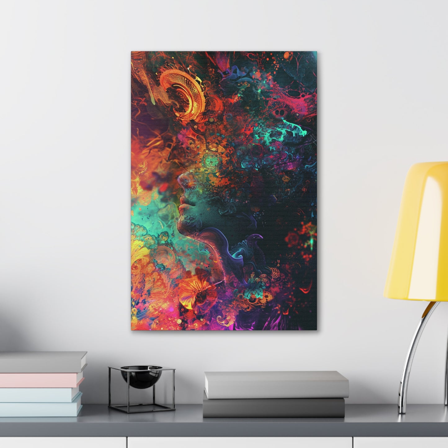 Mindscapes: A Journey Within - Abstract Harmony Canvas