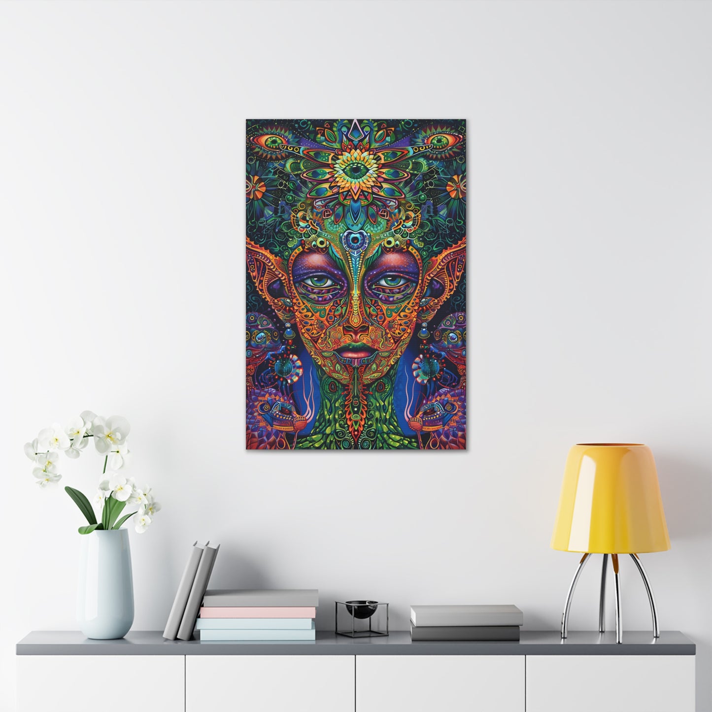 Mystic Voyage: Psychedelic Dreamscape - Psychedelica Canvas