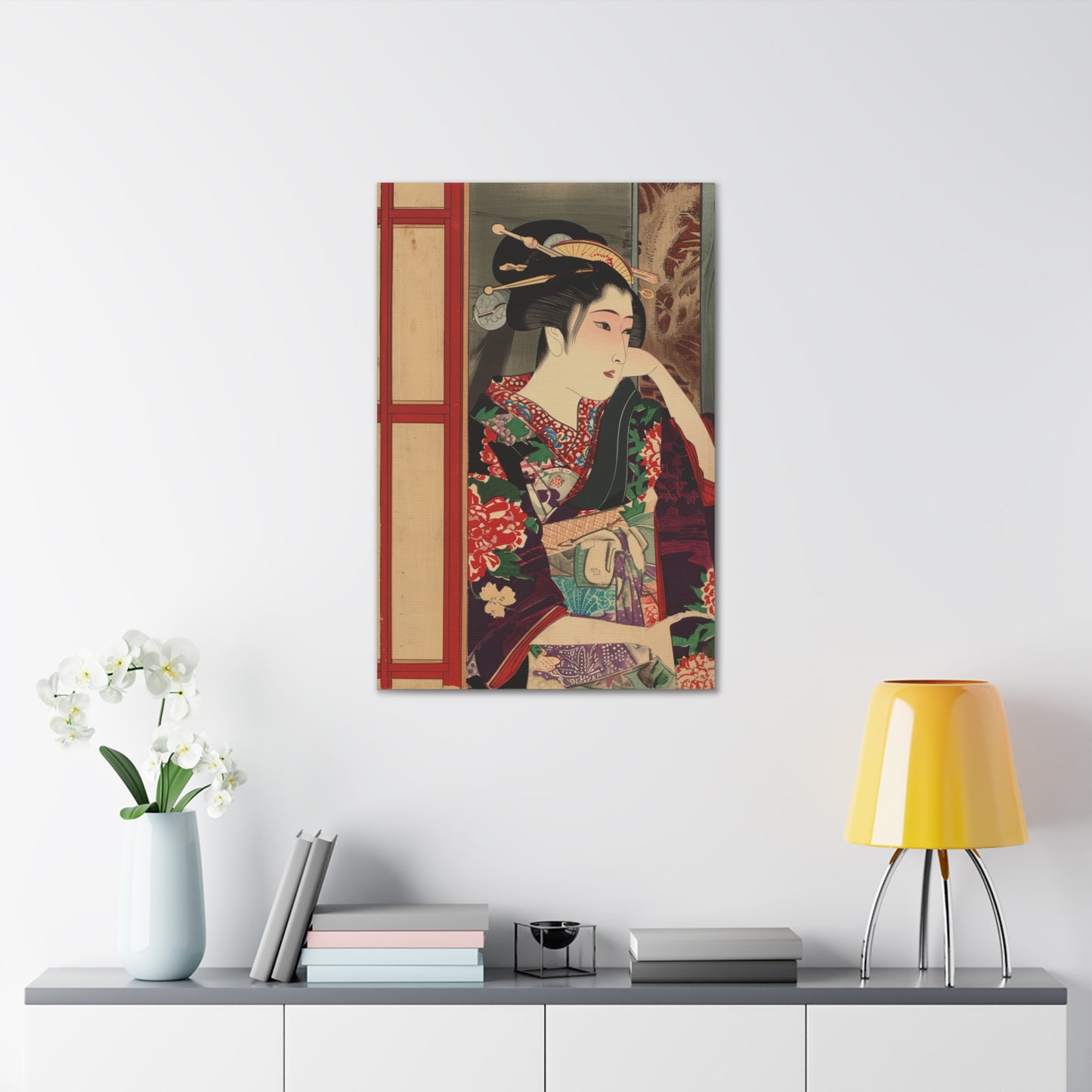 Enchanted Foxfire - Ukiyo-e Canvas