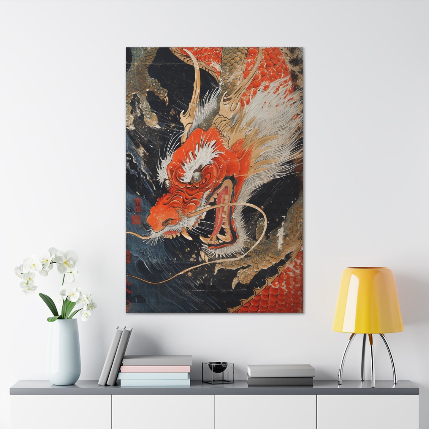 Harmony of Elements - Ukiyo-e Canvas