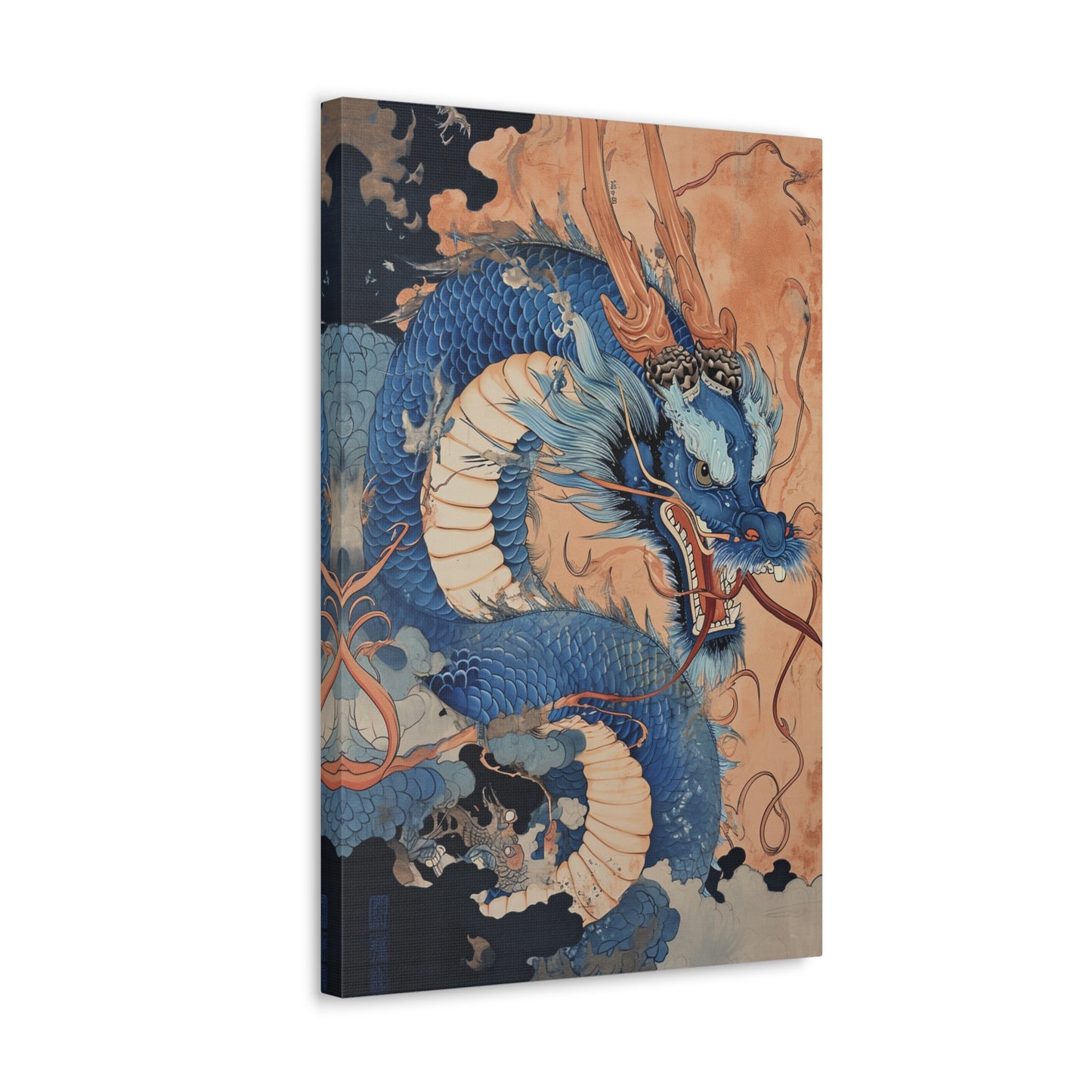 Ephemeral Inferno - Ukiyo-e Canvas