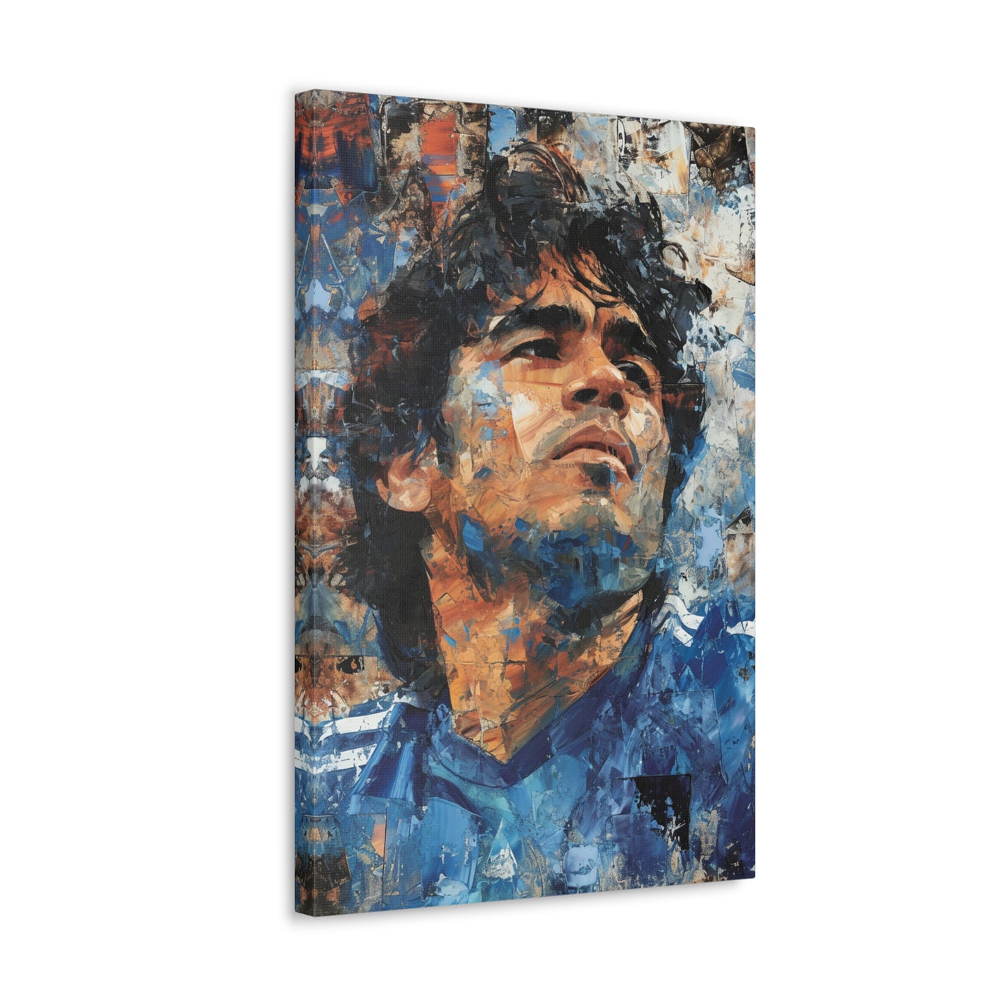 Maradona's Legacy: Artistic Tribute in Athletic Splendor - Athletic Expressions Canvas