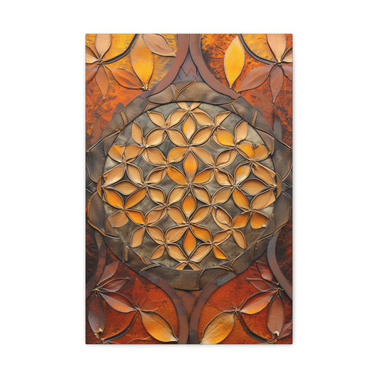 Luminous Tranquility - Sacred Geometry Canvas