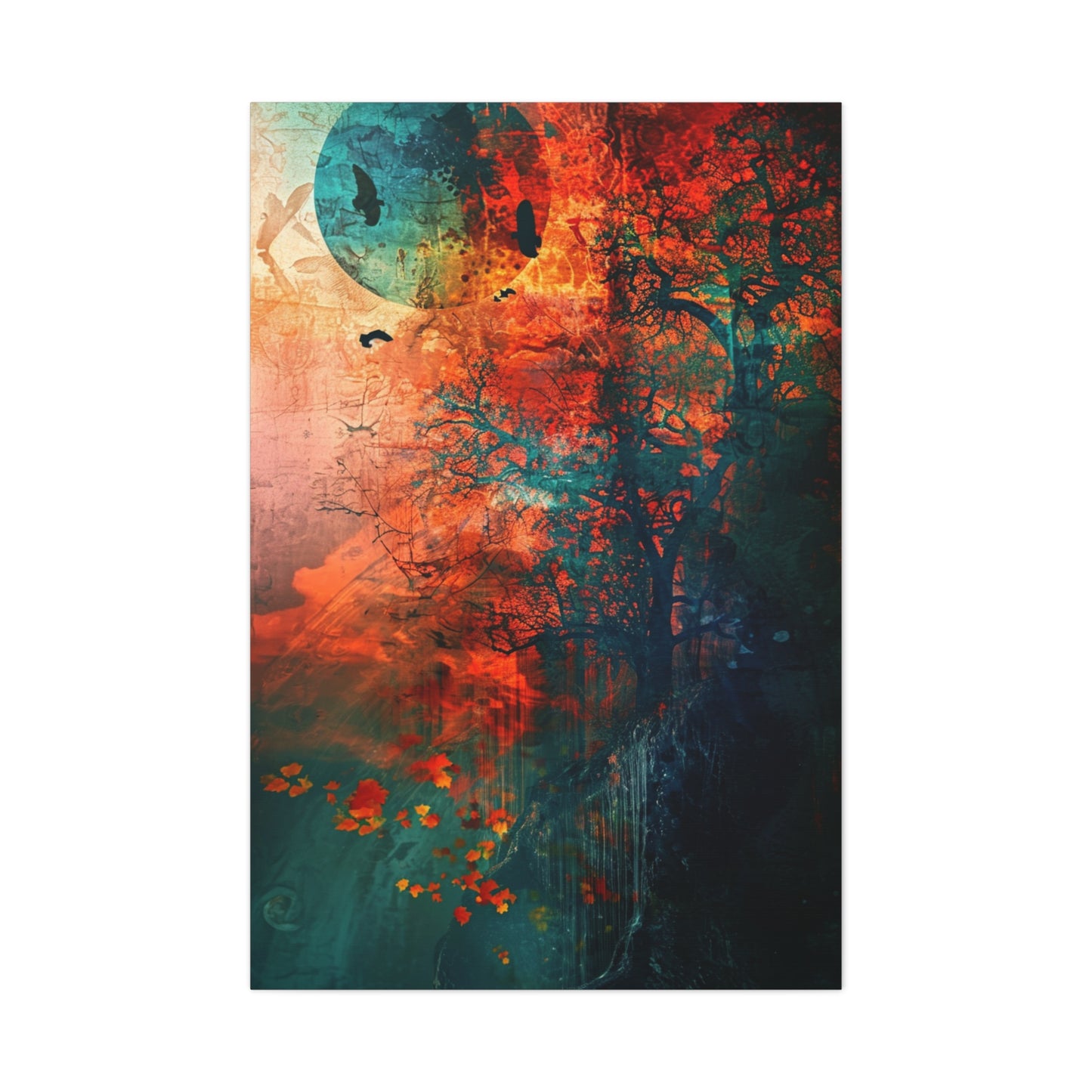 Ethereal Nocturne - Abstract Harmony Canvas