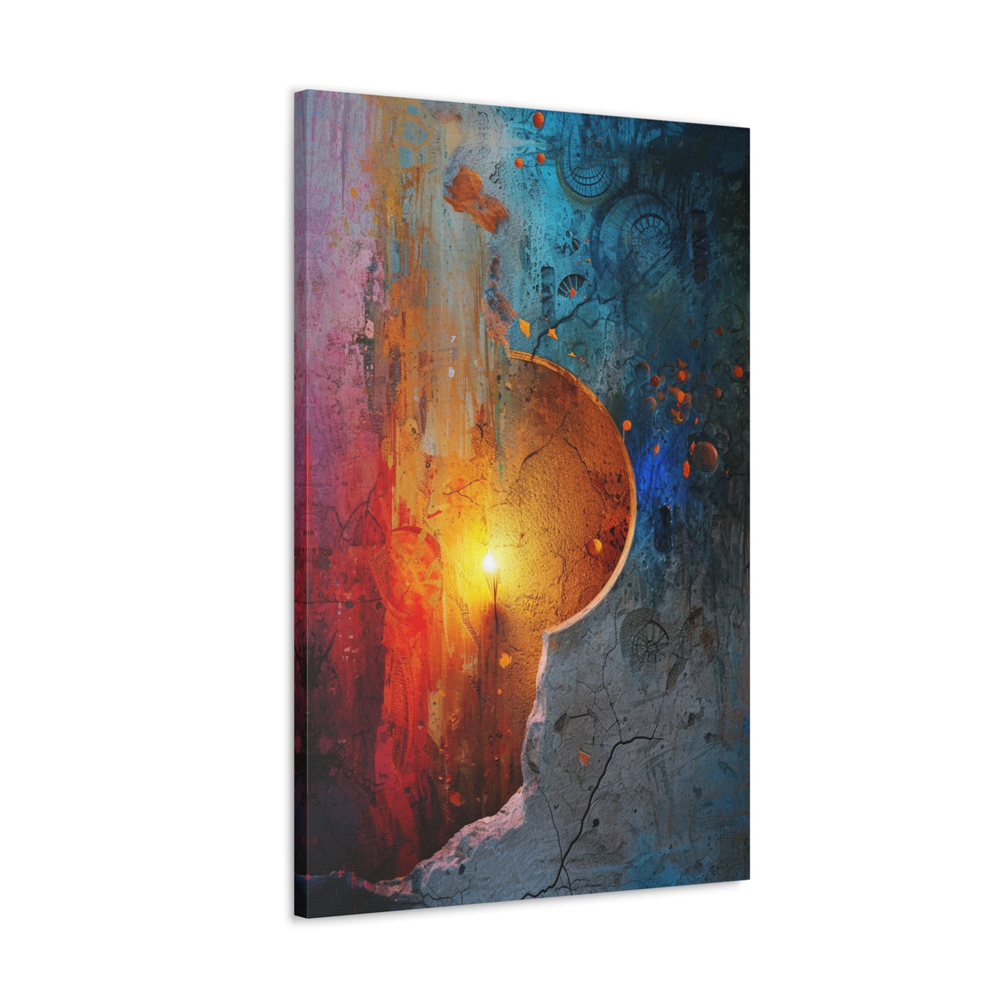 Revealing Radiance - Abstract Harmony Canvas