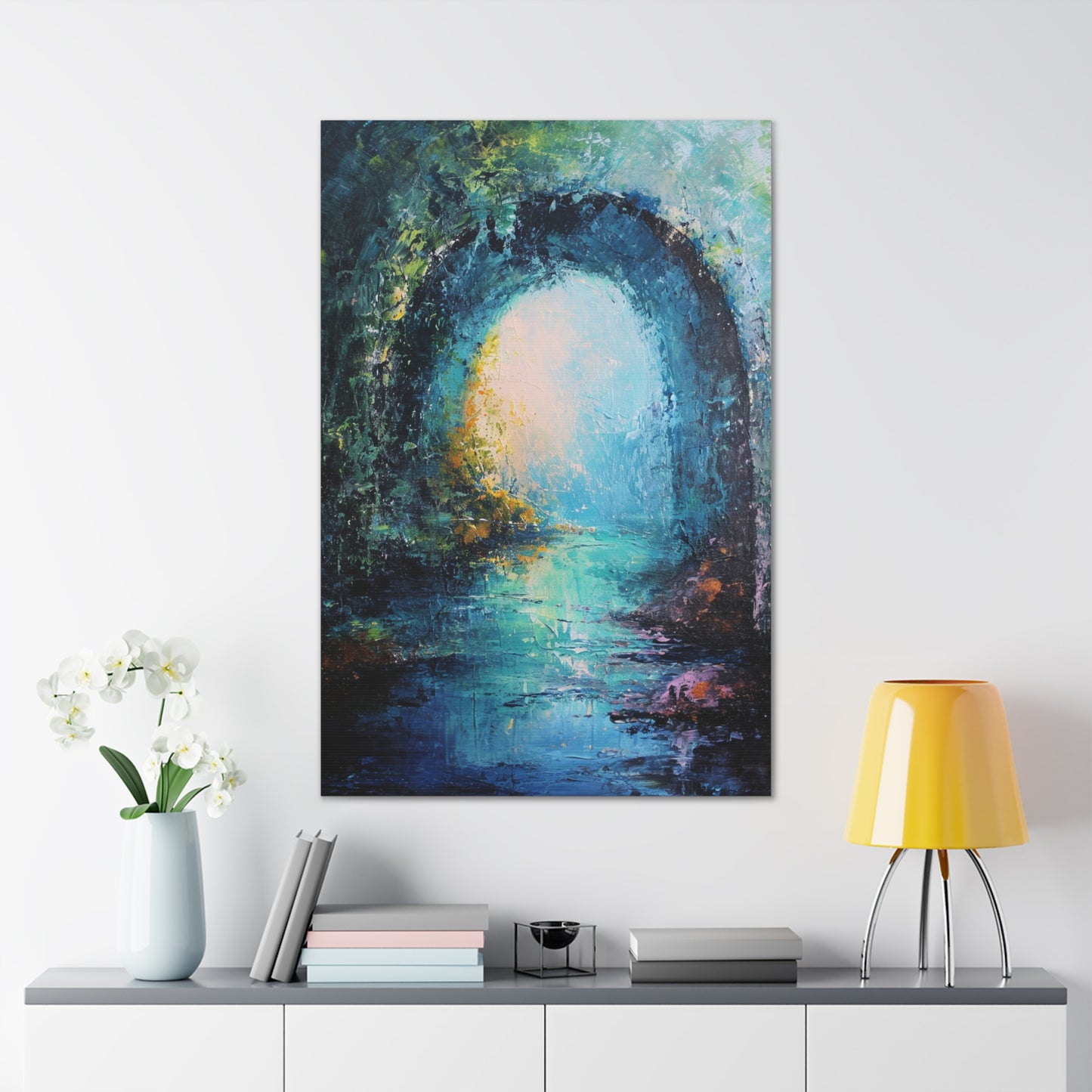 Floral Dreamscape - Abstract Harmony Canvas