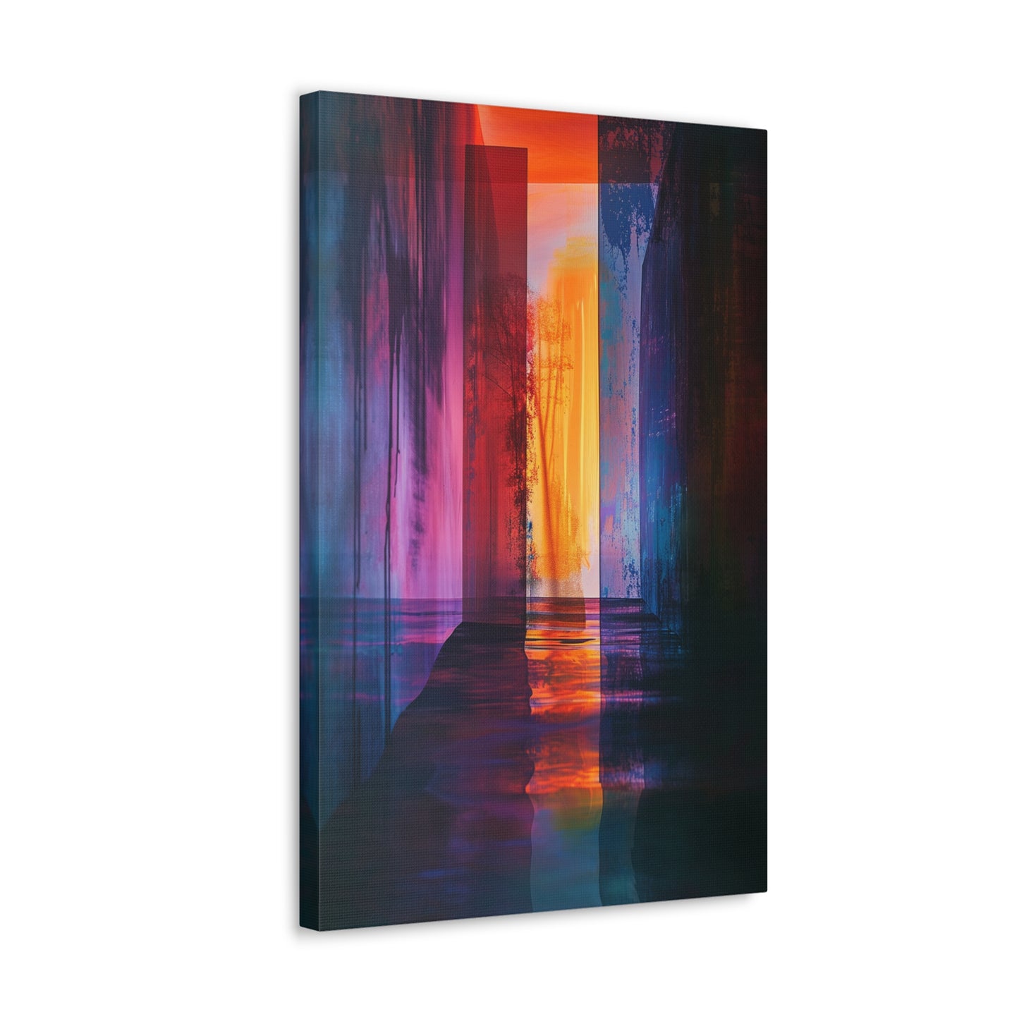 Reflections of Perception - Abstract Harmony Canvas