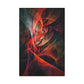 Crimson Nexus - Abstract Harmony Canvas