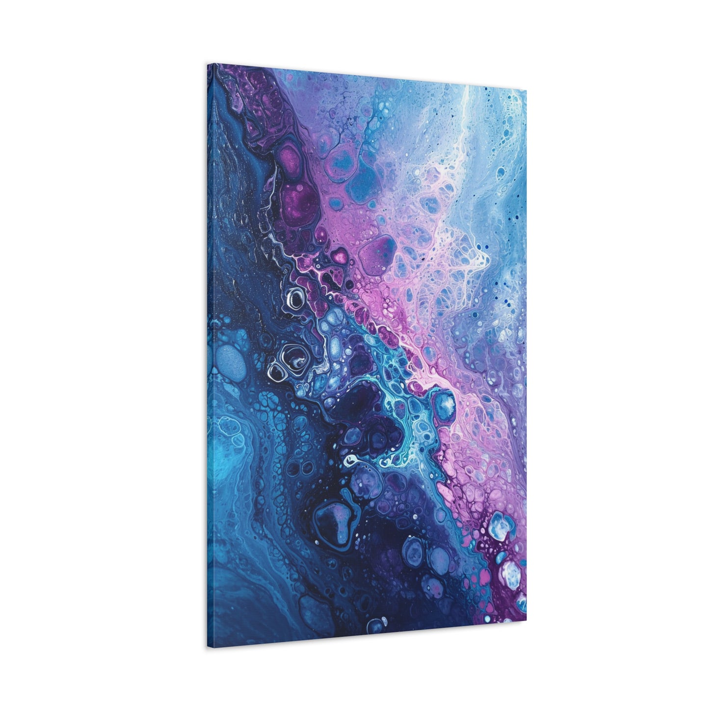 Aqua Fusion - Abstract Harmony Canvas