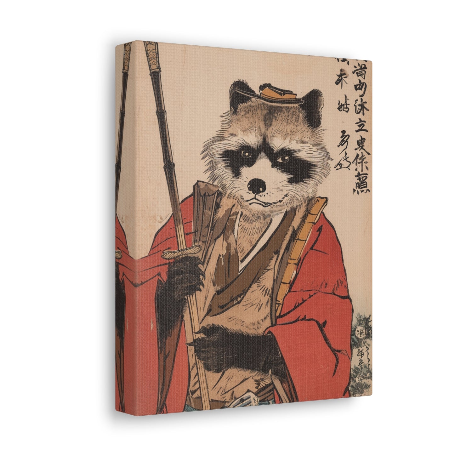 Trickster's Gaze - Ukiyo-e Canvas