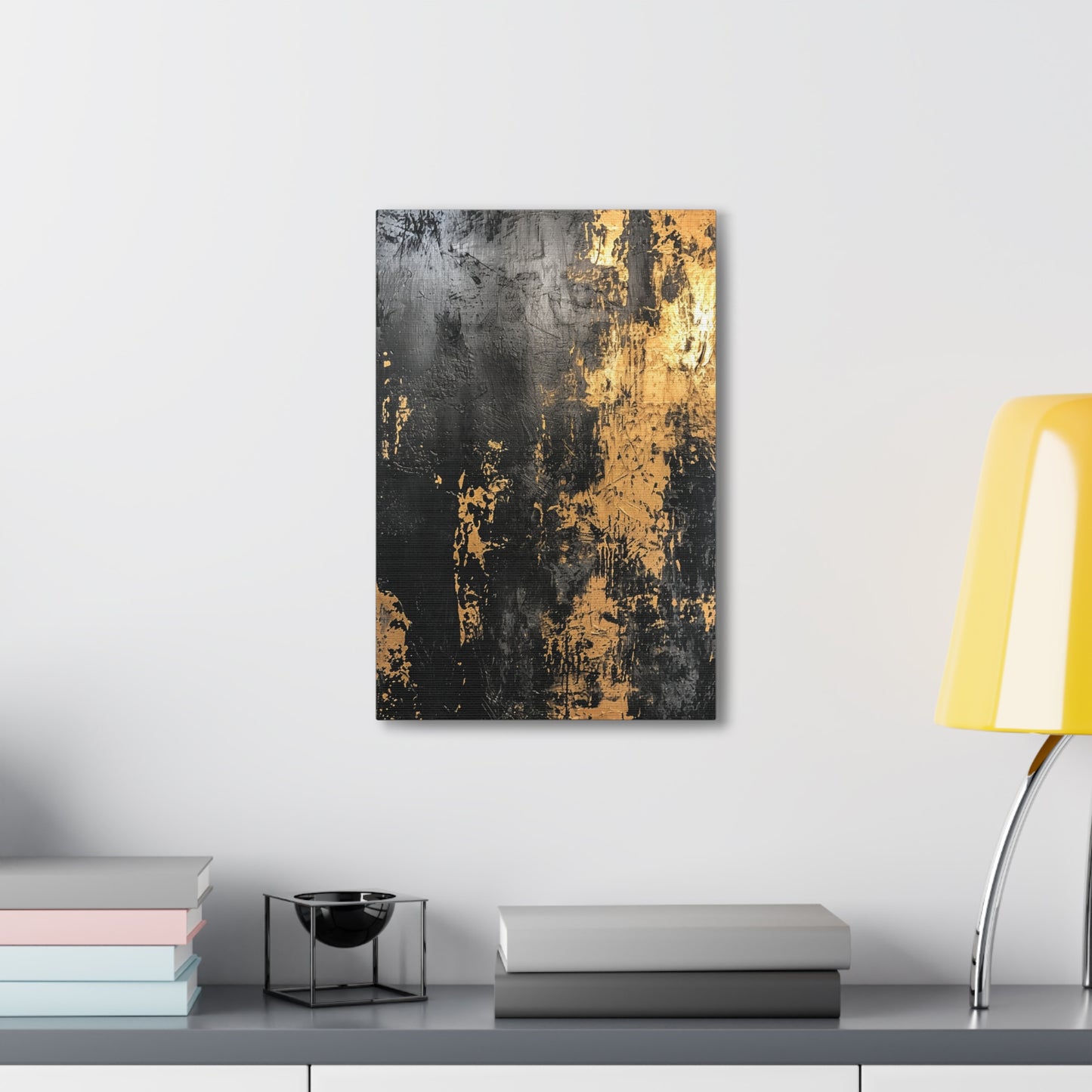 Eclipsed Radiance - Abstract Harmony Canvas