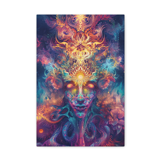 Ethereal Self-Exploration - Psychedelica Canvas