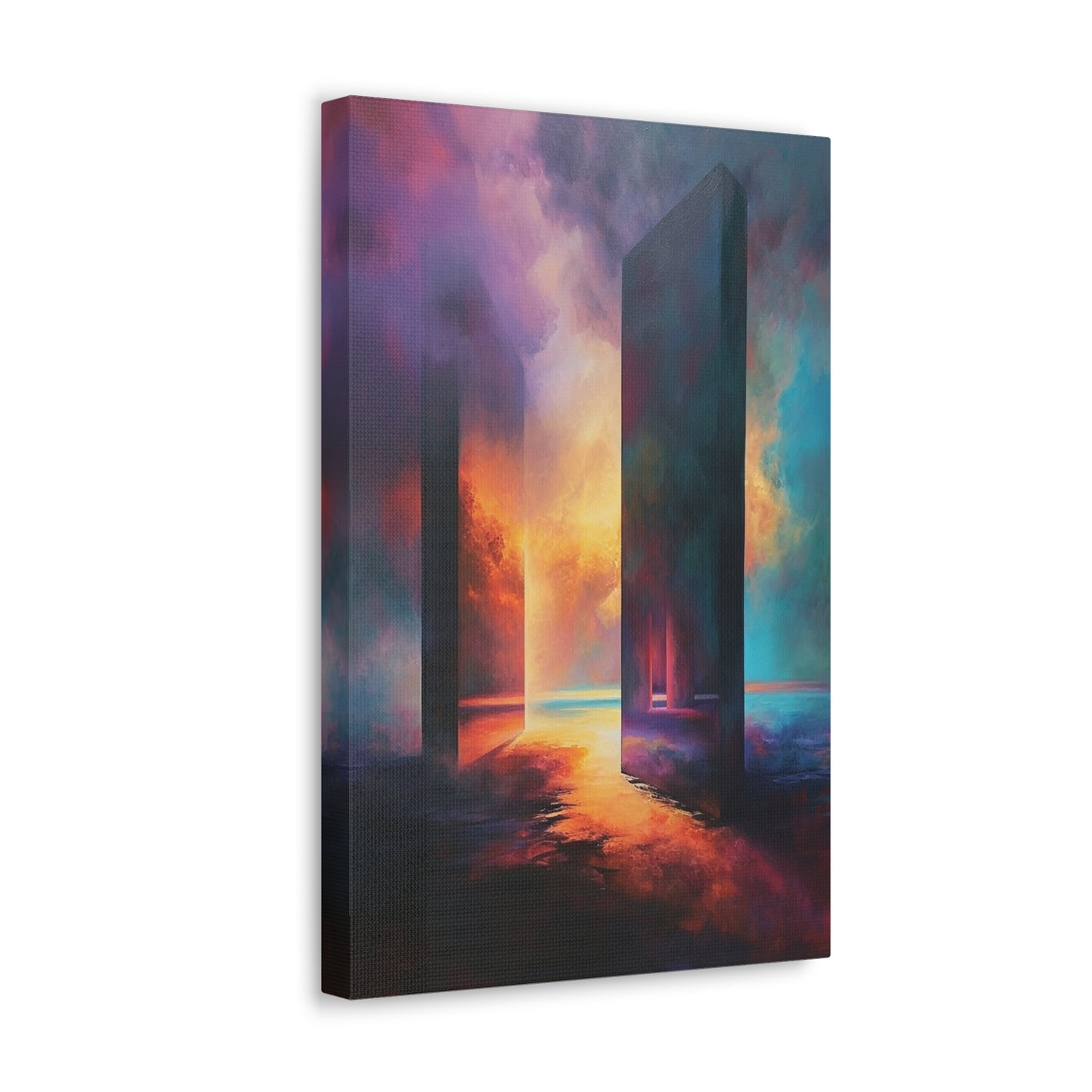 Ethereal Pillars - Abstract Harmony Canvas