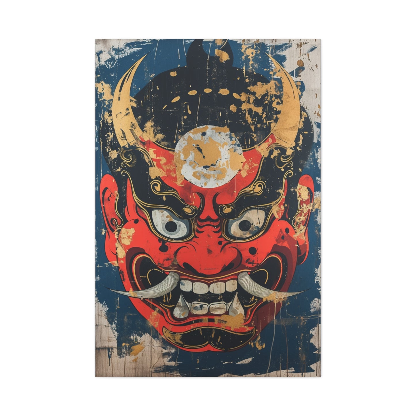 Oni's Veil - Ukiyo-e Canvas