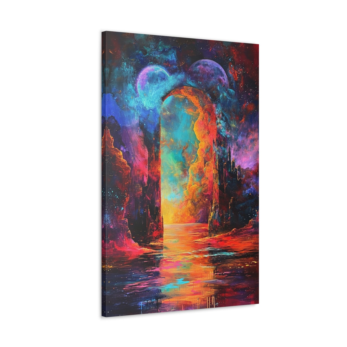 Threshold of Infinity - Abstract Harmony Canvas