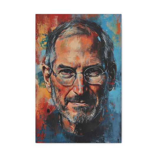 Tech Odyssey: Steve Jobs' Canvas of Creation - Pop Culture Magic Canvas