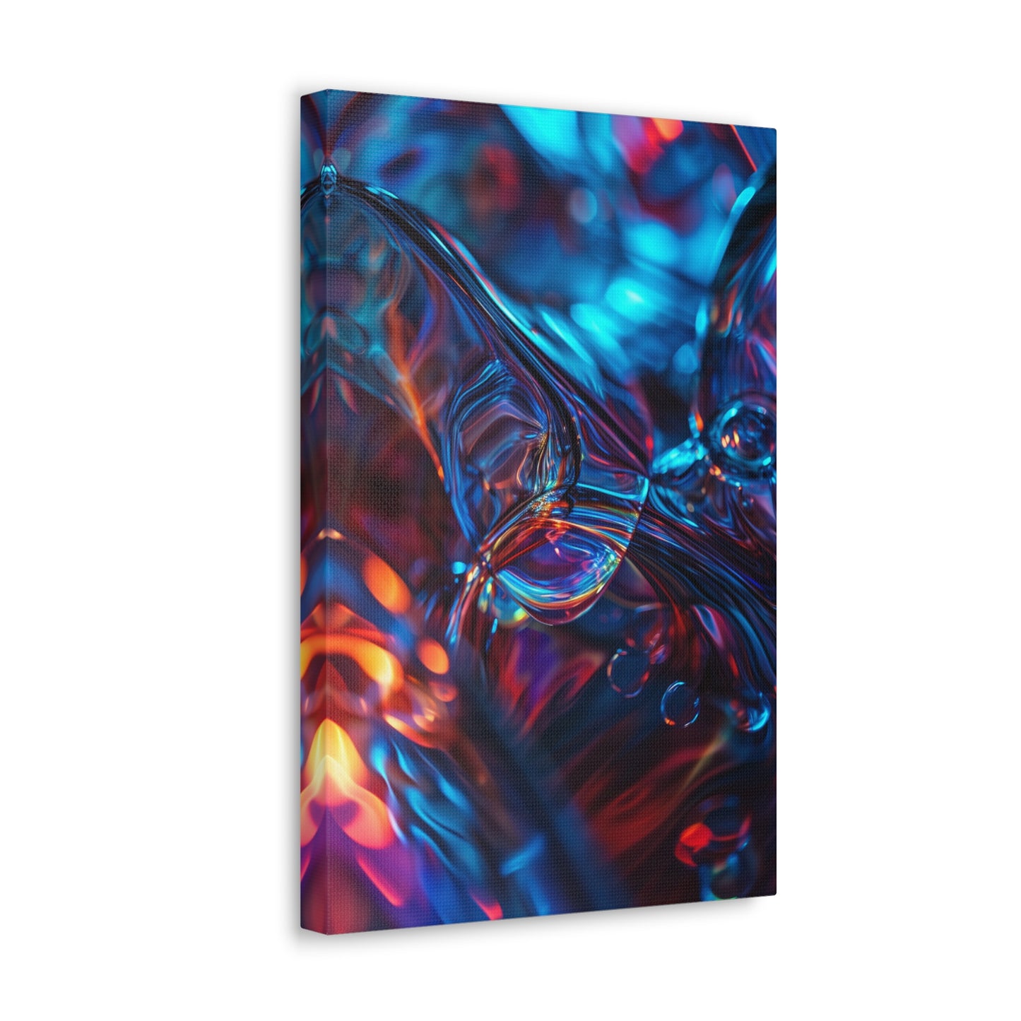 Aqueous Rift: Temporal Conduit - Abstract Harmony Canvas