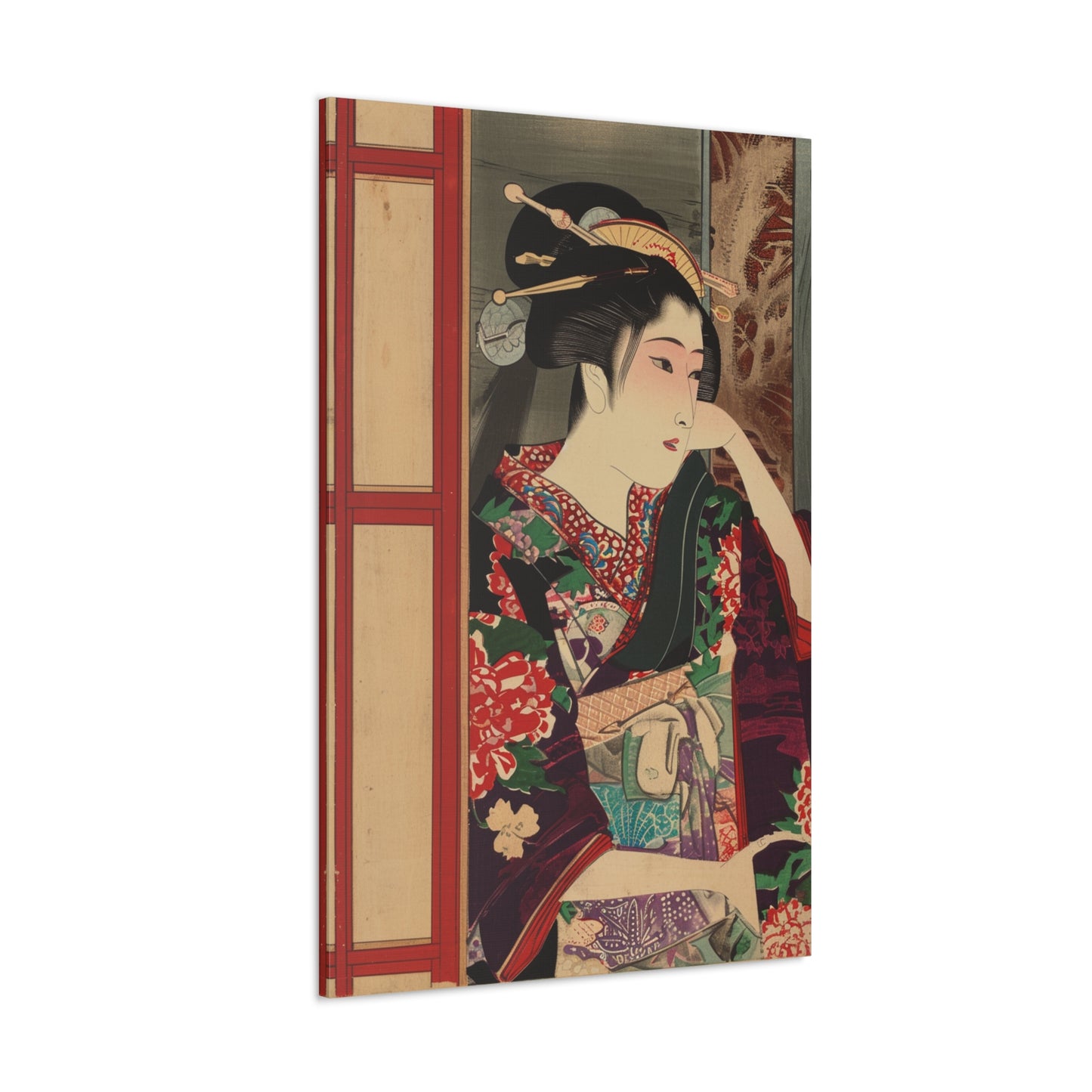 Enchanted Foxfire - Ukiyo-e Canvas