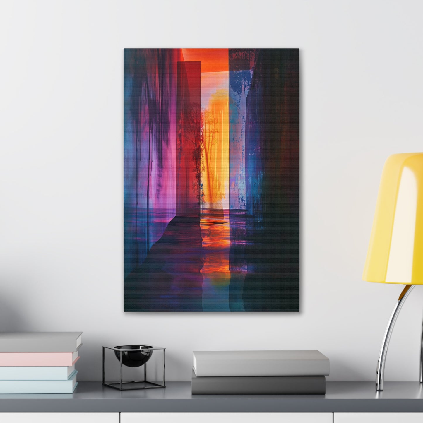 Reflections of Perception - Abstract Harmony Canvas