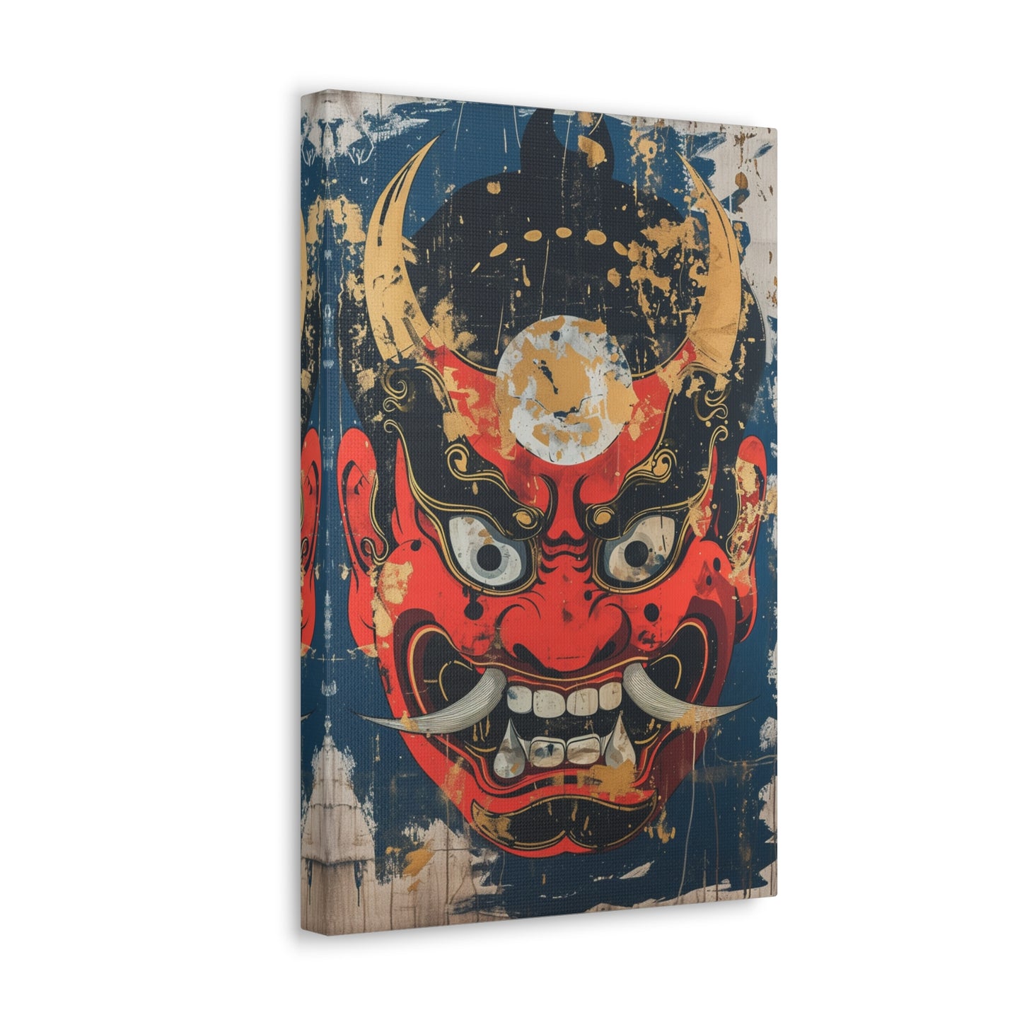 Oni's Veil - Ukiyo-e Canvas