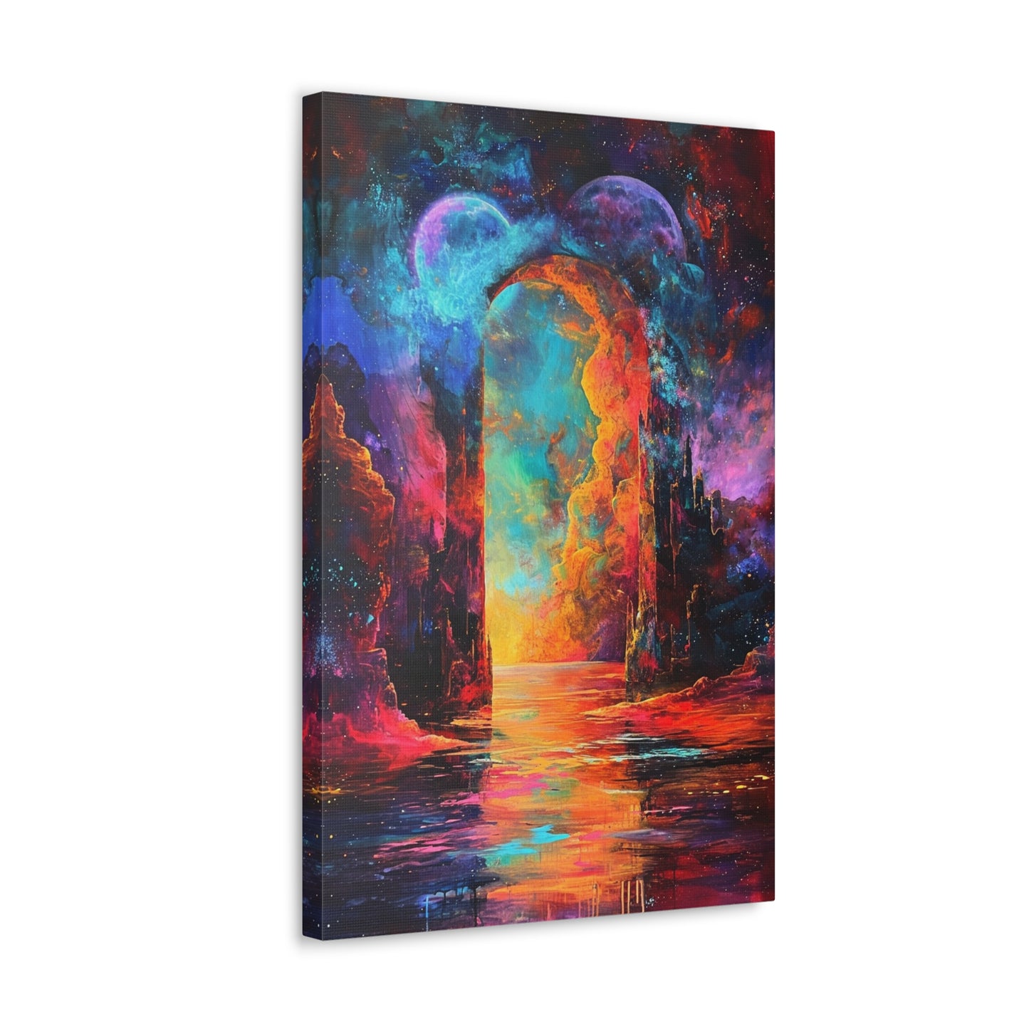 Threshold of Infinity - Abstract Harmony Canvas