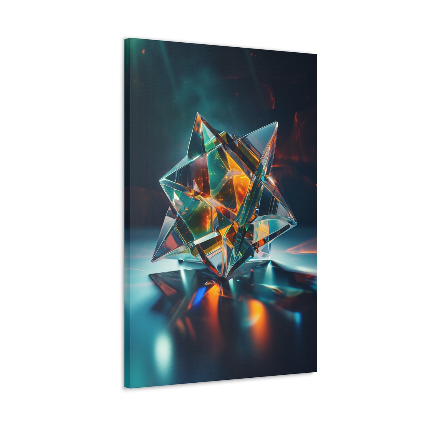 Stellar Nexus: Guardian of Esoteric Wisdom - Abstract Harmony Canvas