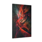 Crimson Nexus - Abstract Harmony Canvas