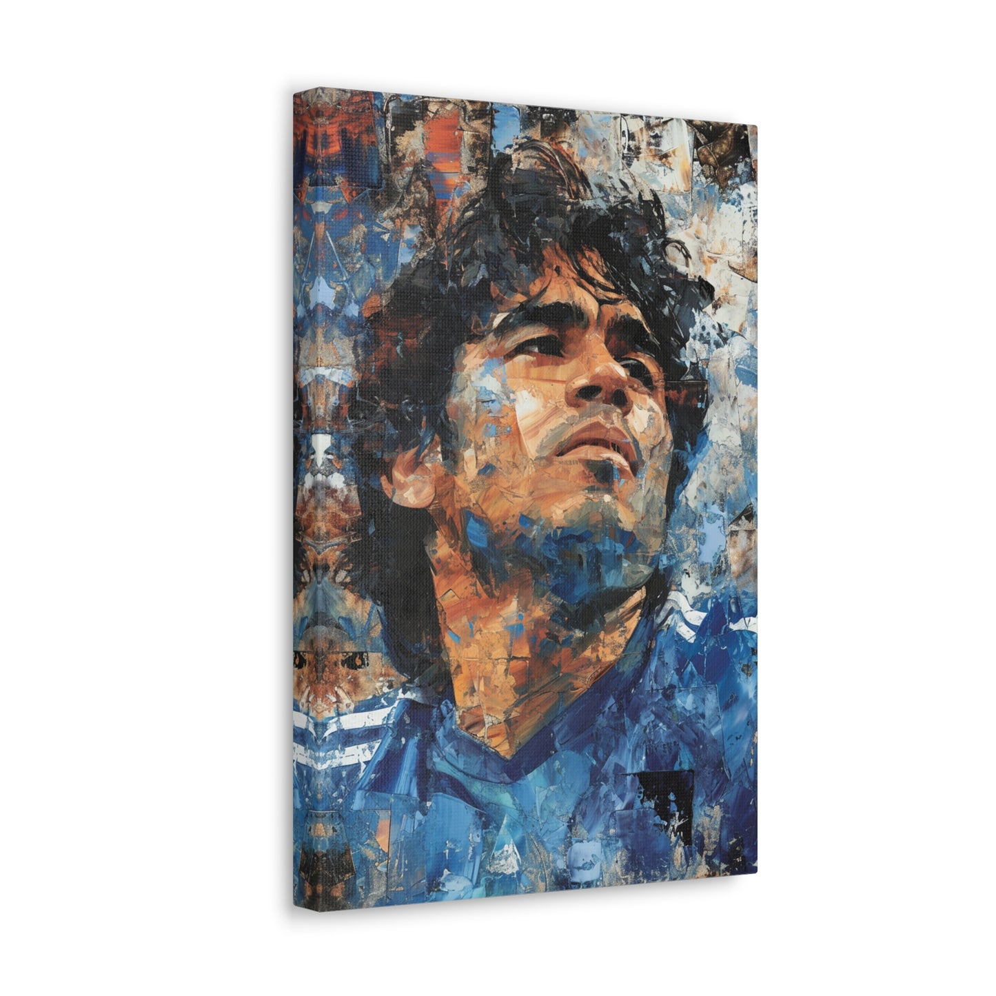 Maradona's Legacy: Artistic Tribute in Athletic Splendor - Athletic Expressions Canvas