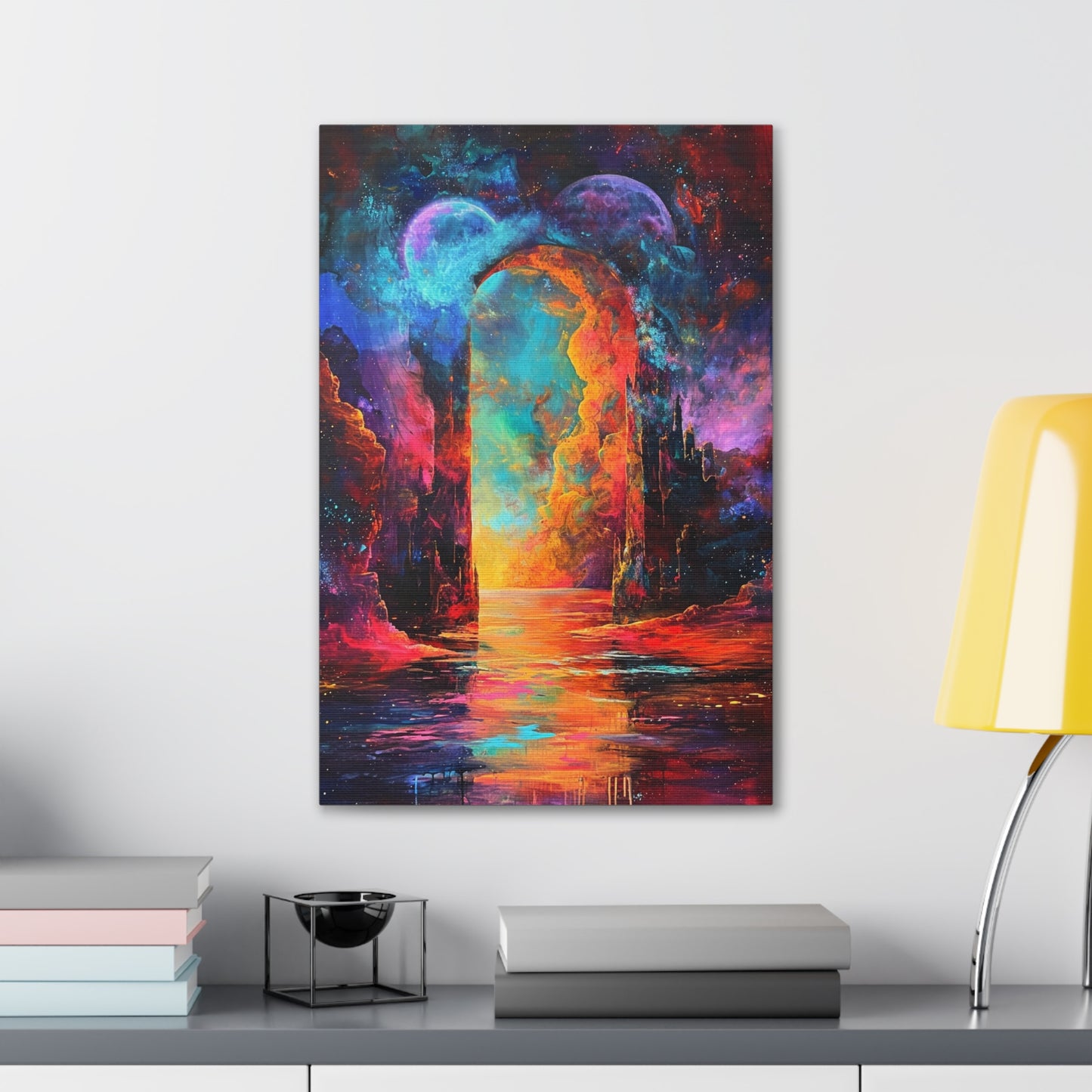 Threshold of Infinity - Abstract Harmony Canvas