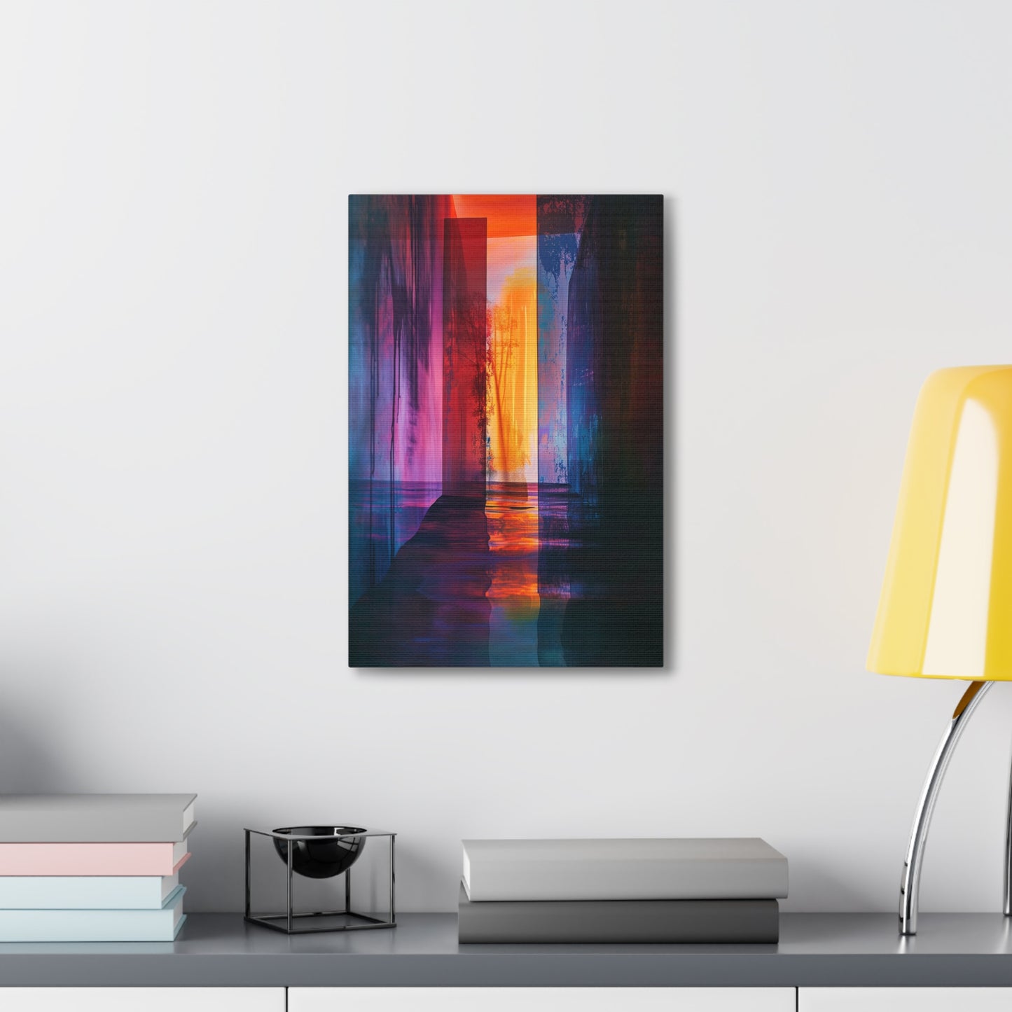 Reflections of Perception - Abstract Harmony Canvas