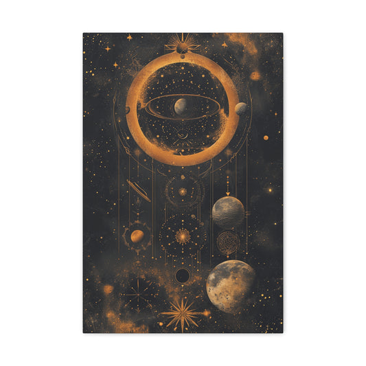 Cosmic Symphony - Celestial Dreams Canvas