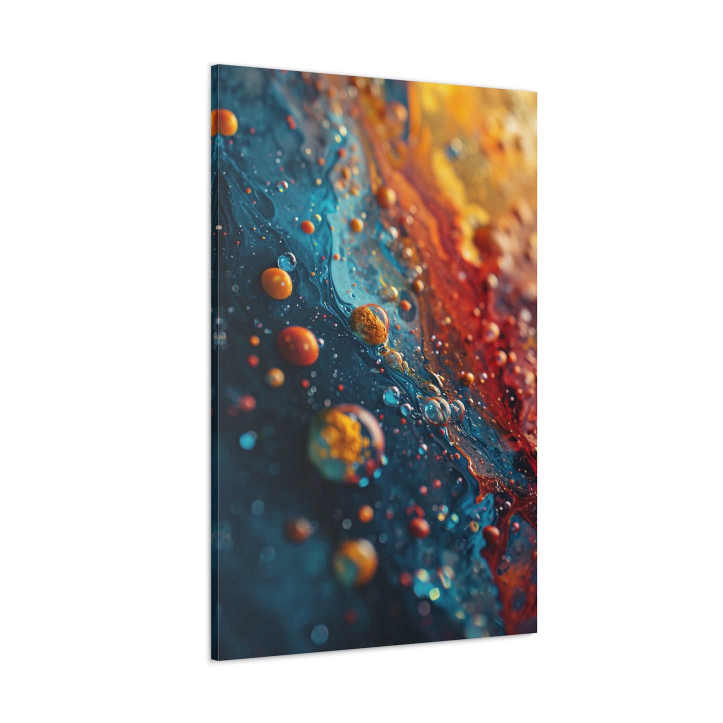 Ephemeral Effervescence - Abstract Harmony Canvas