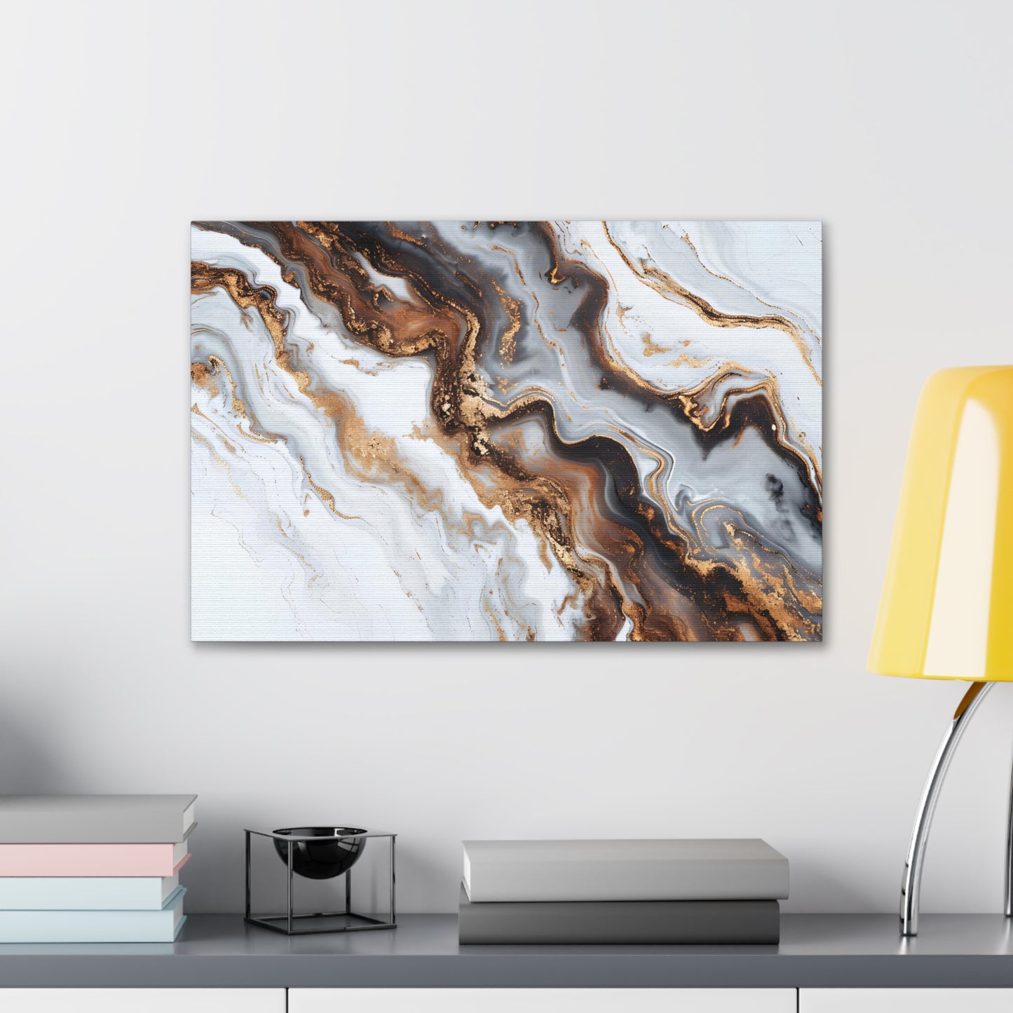 Marbleized Whispers - Marbleized Canvas