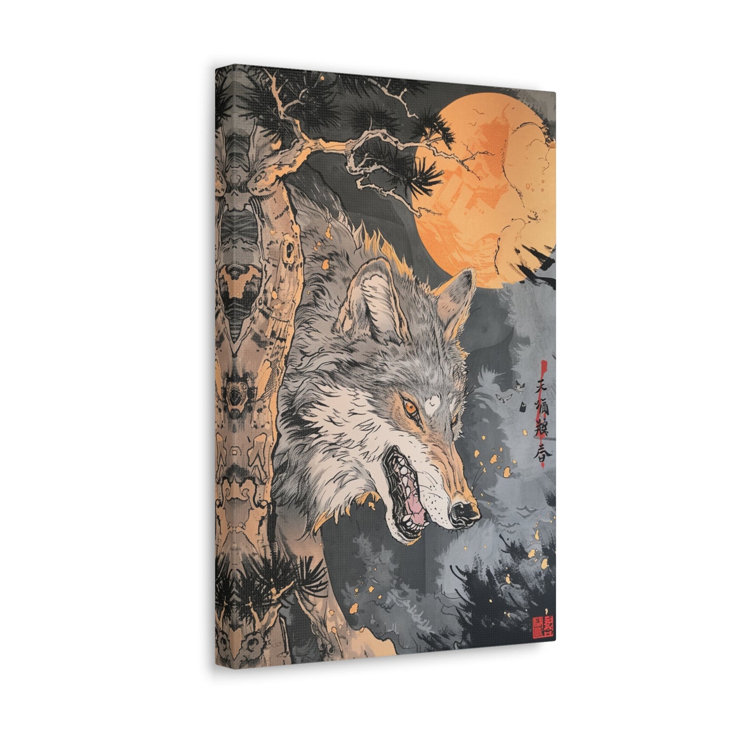 Mystic Guardian - Ukiyo-e Canvas