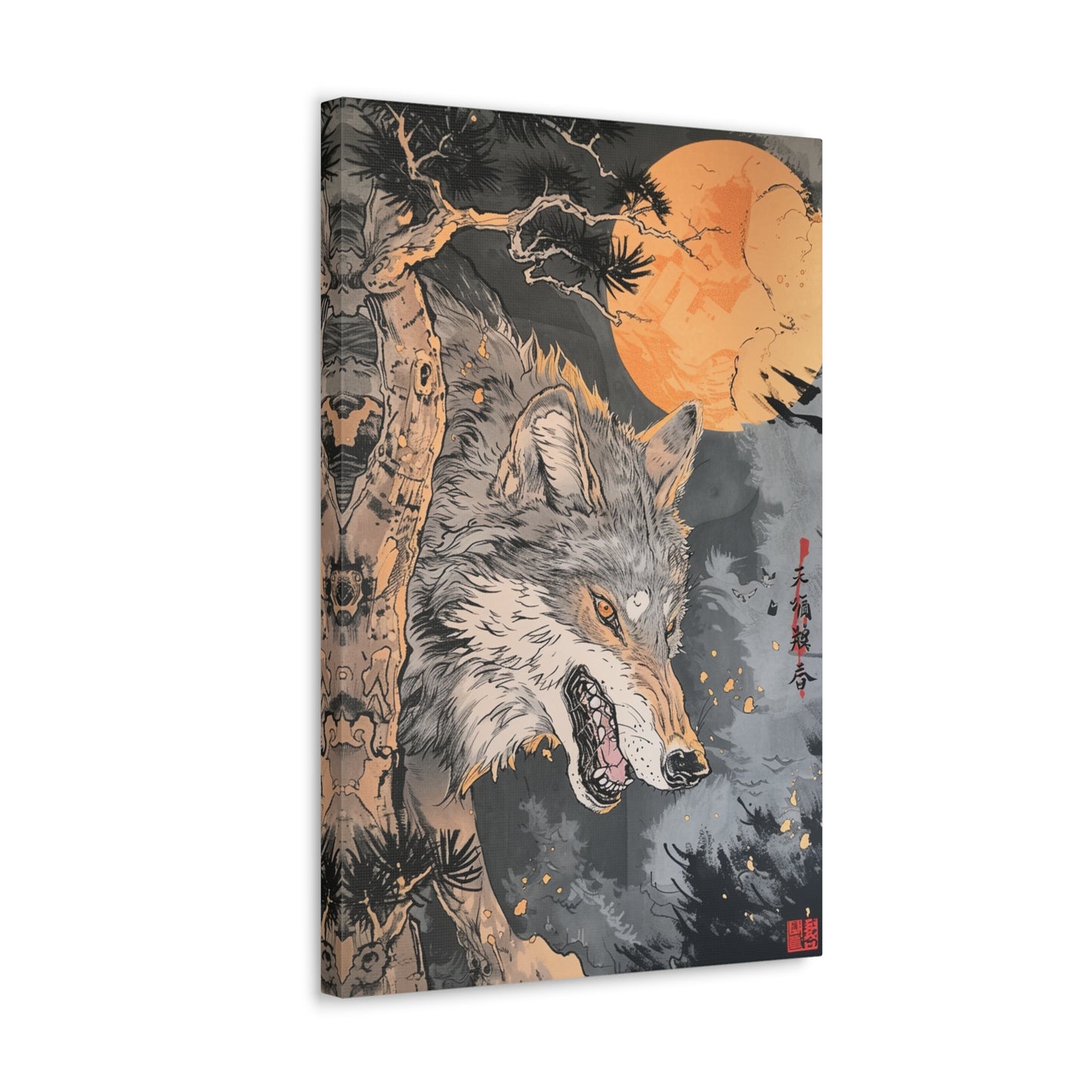 Mystic Guardian - Ukiyo-e Canvas