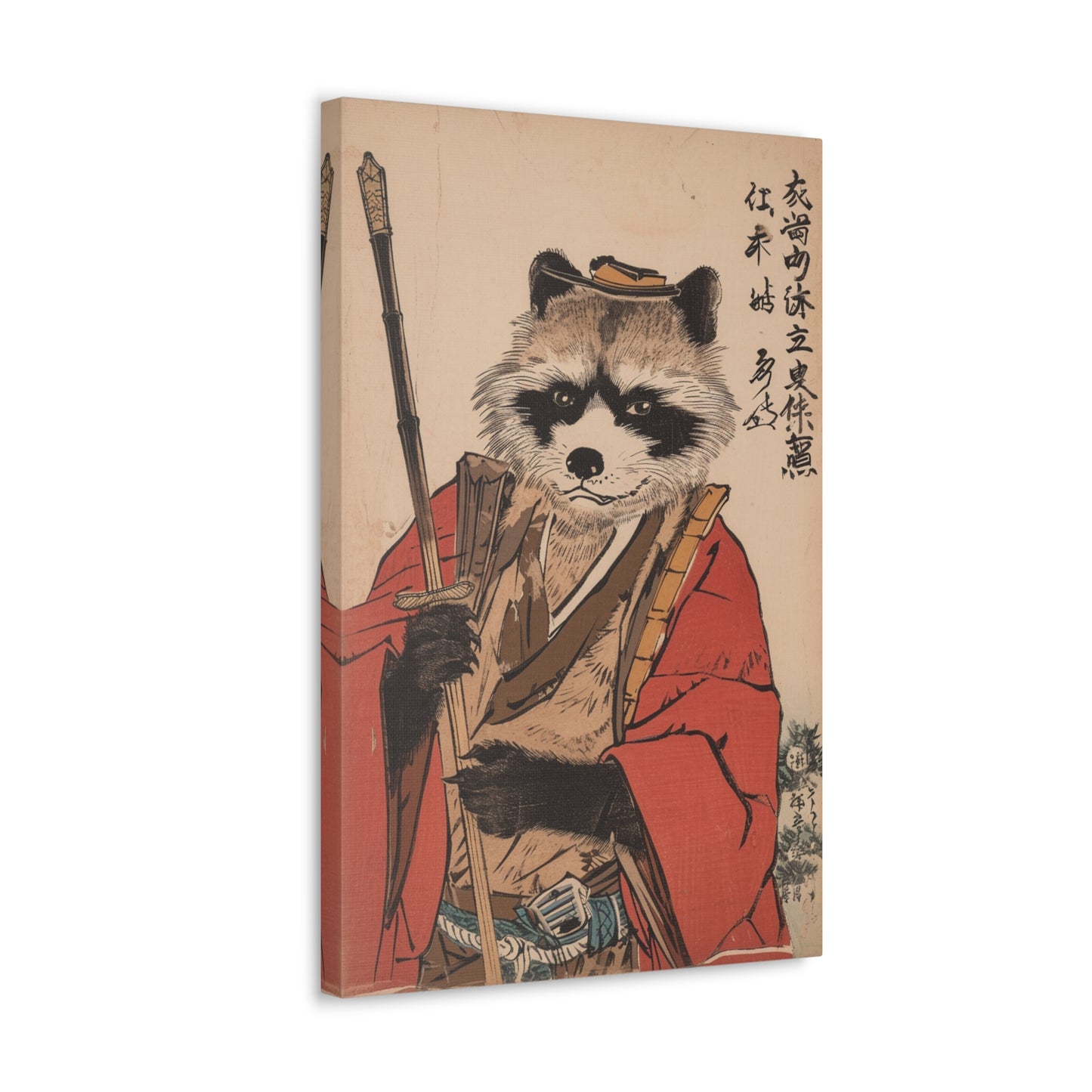 Trickster's Gaze - Ukiyo-e Canvas