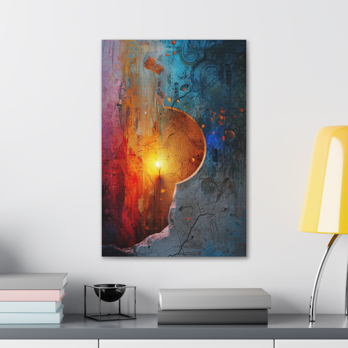 Revealing Radiance - Abstract Harmony Canvas