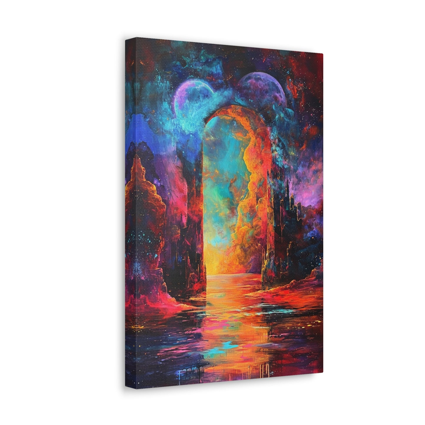 Threshold of Infinity - Abstract Harmony Canvas