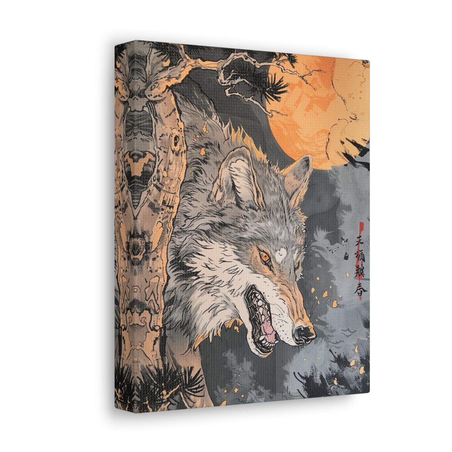 Mystic Guardian - Ukiyo-e Canvas