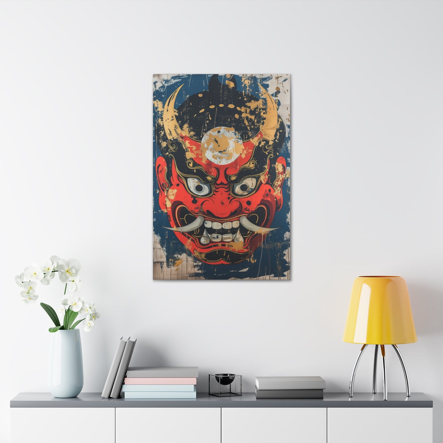 Oni's Veil - Ukiyo-e Canvas