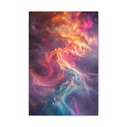 Cosmic Nebula - Consciousness Echoes Canvas