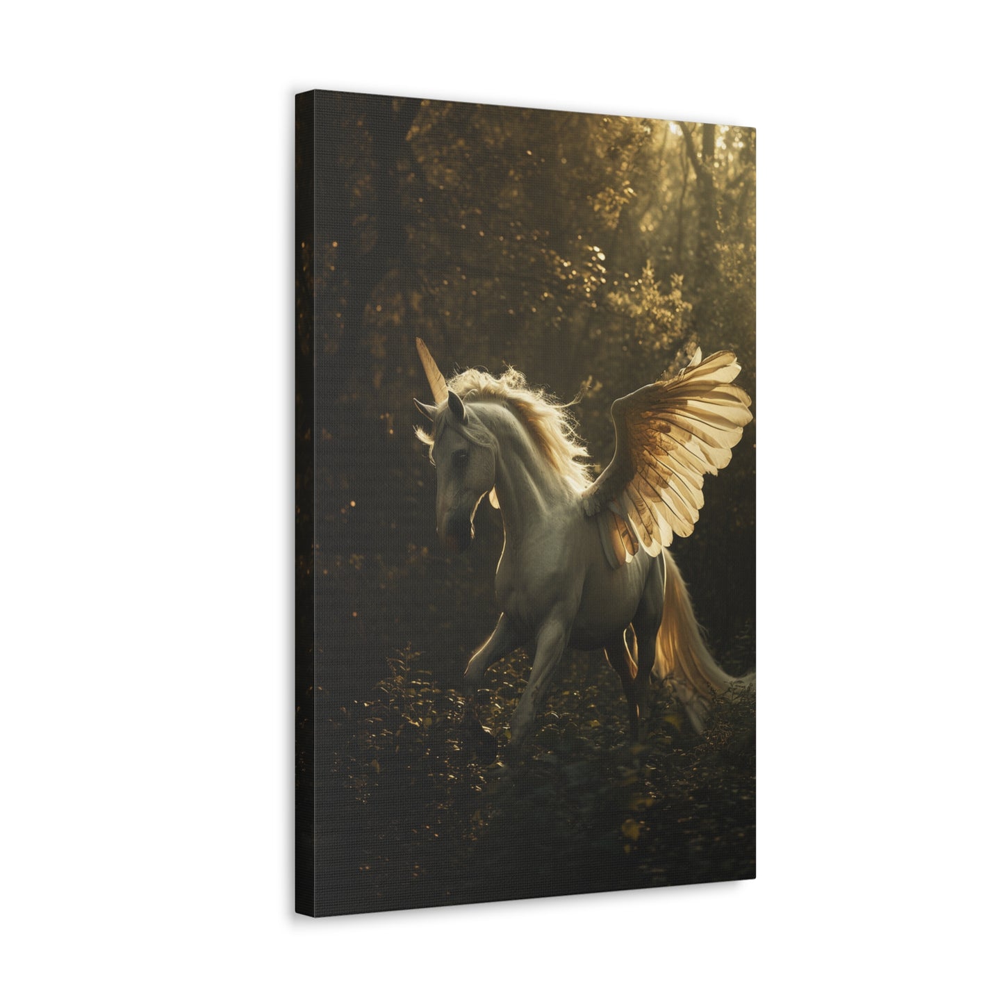 Celestial Equinox: The Majestic Pegacorn - Creatures from Beyond Canvas