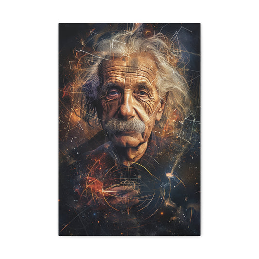 Einstein's Vision - Pop Culture Magic Canvas