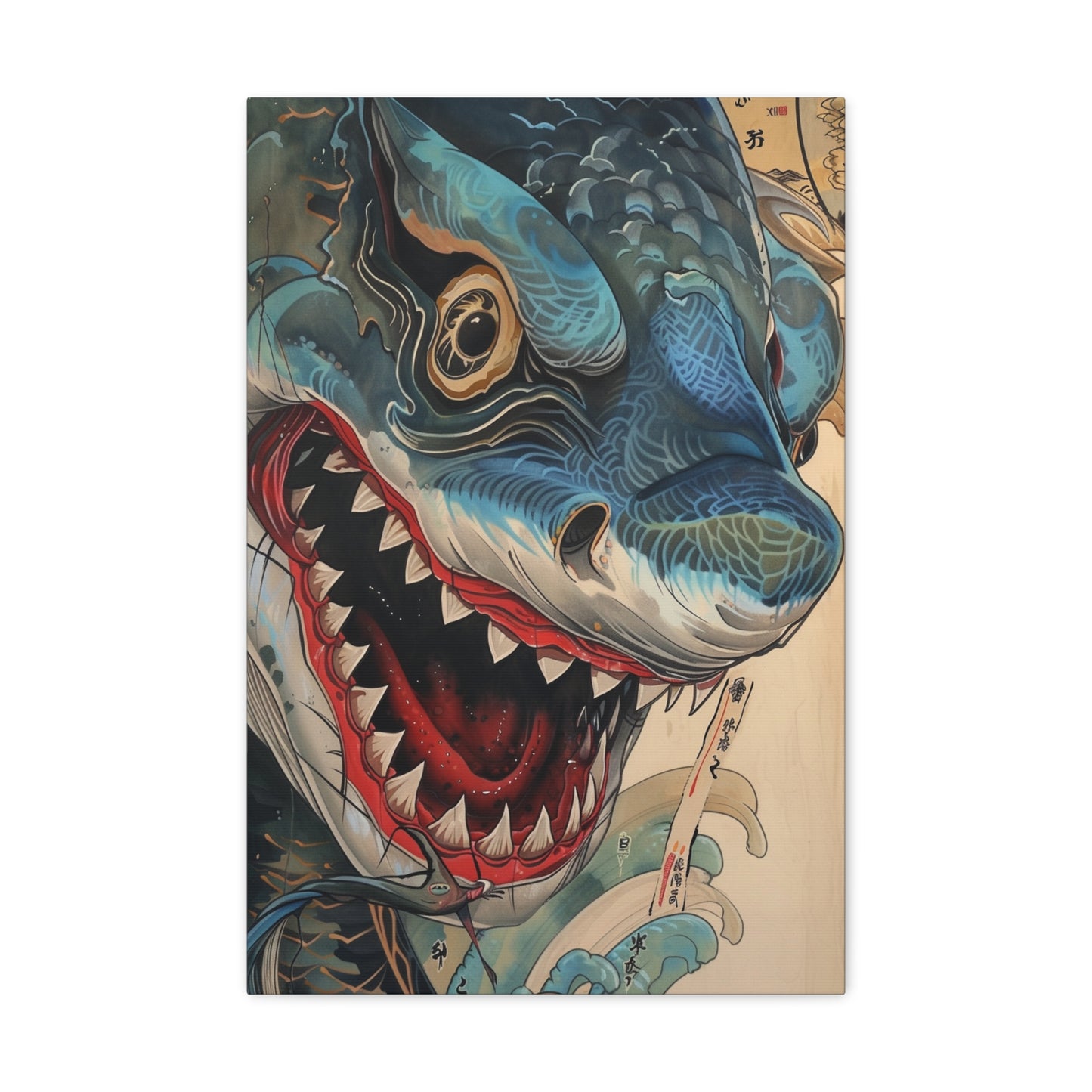 Hannya's Depths - Ukiyo-e Canvas