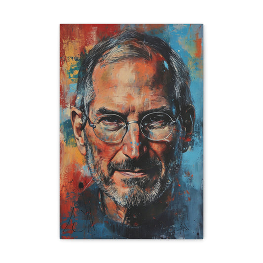 Tech Odyssey: Steve Jobs' Canvas of Creation - Pop Culture Magic Canvas