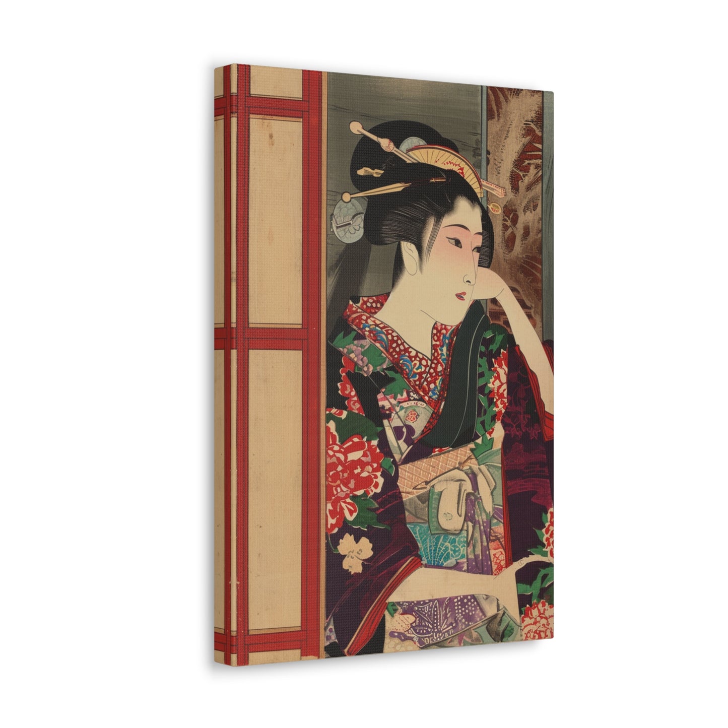 Enchanted Foxfire - Ukiyo-e Canvas