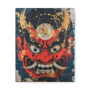 Oni's Veil - Ukiyo-e Canvas