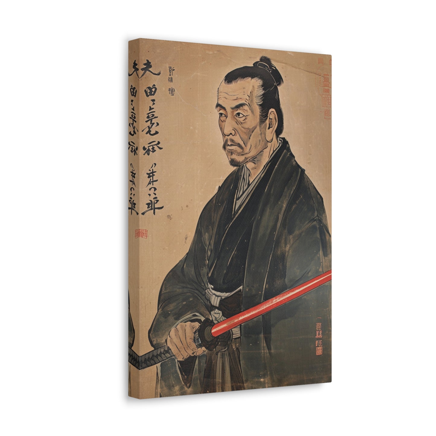 Blades of Resolve - Ukiyo-e Canvas